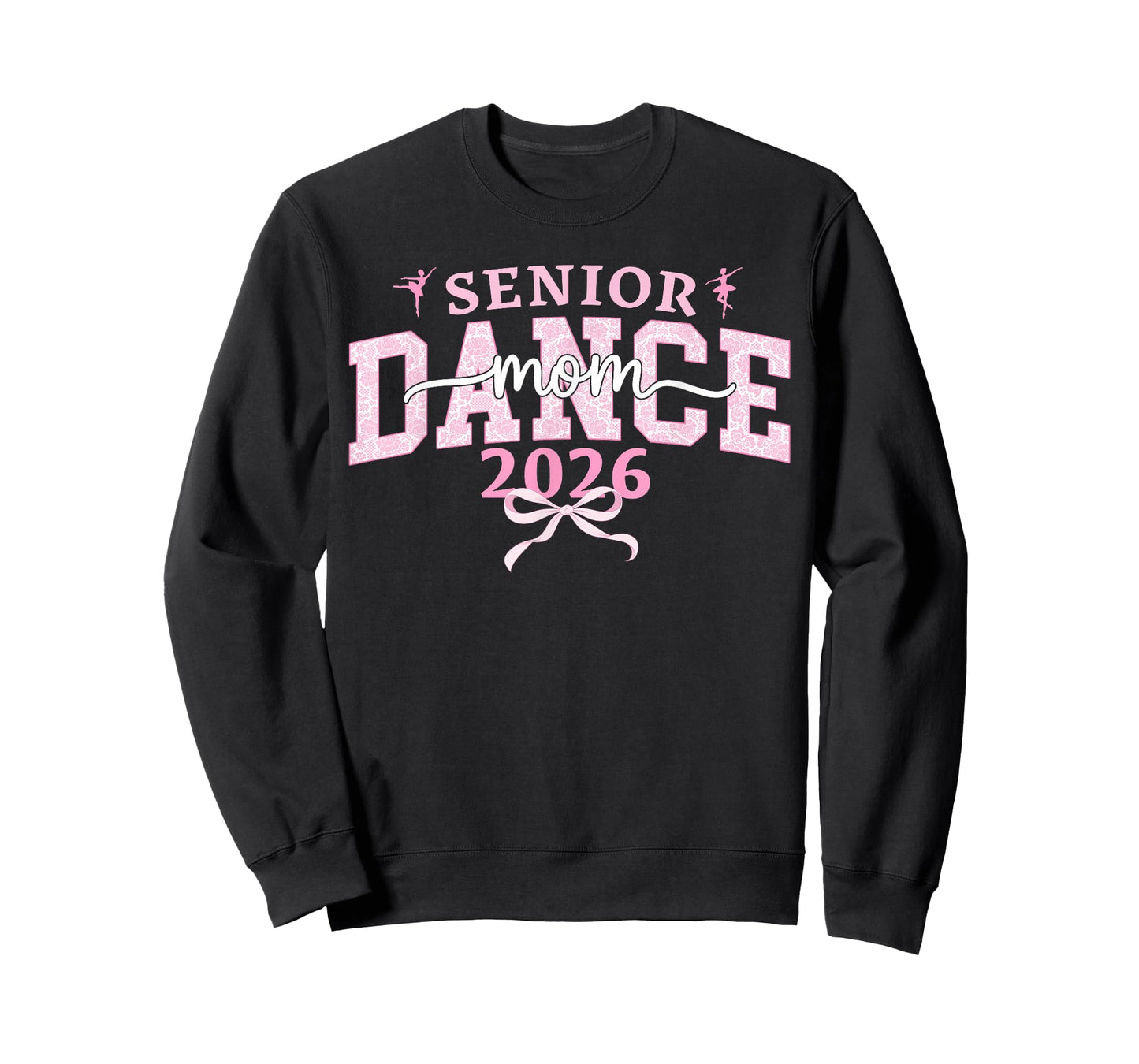 Dance Senior Mom 2026 Coquette Ballet Dancing Senior Mama T-Shirt