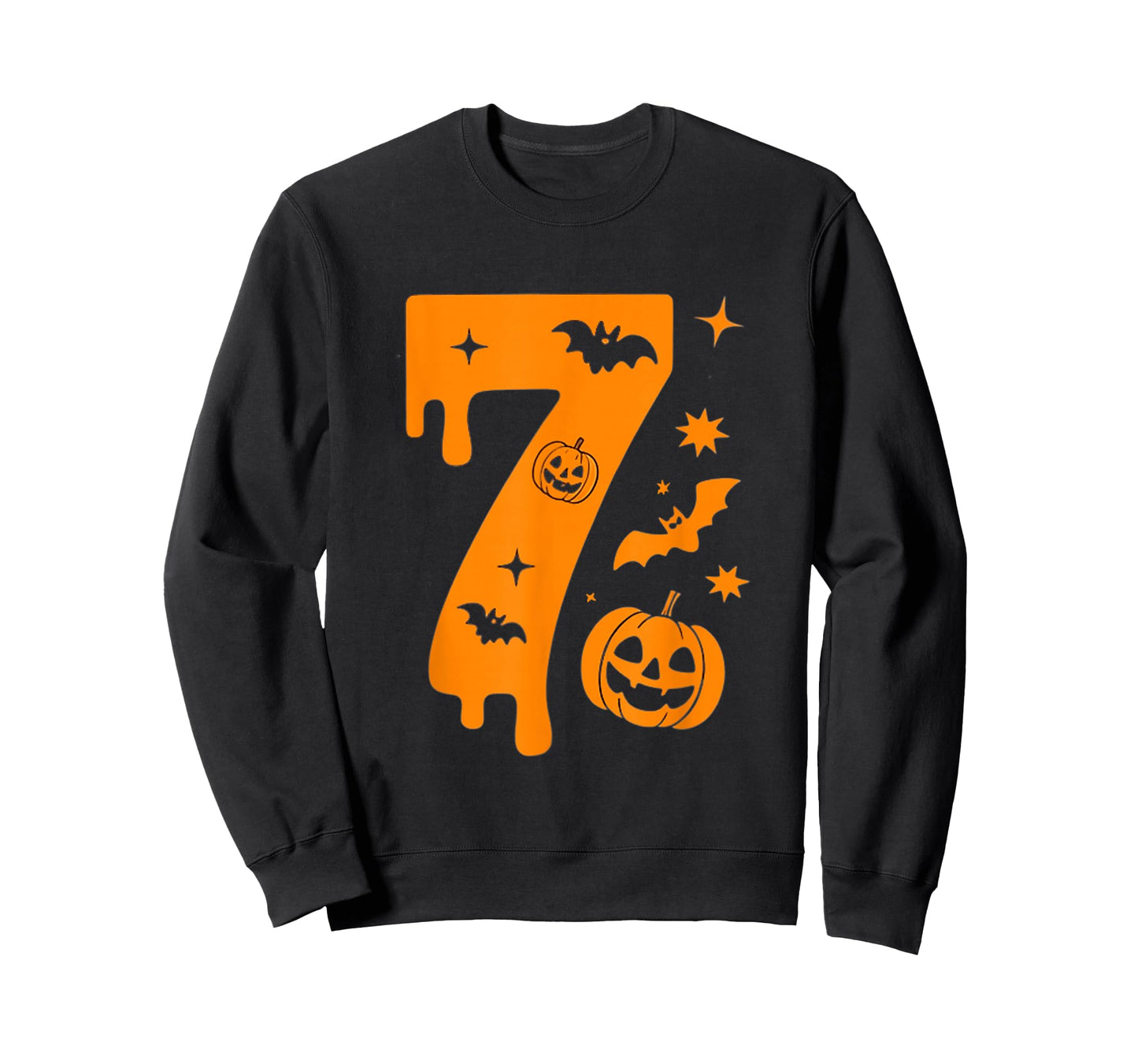 Number 7 Six Seven 6 7 Meme Funny Design Couples Halloween T-Shirt