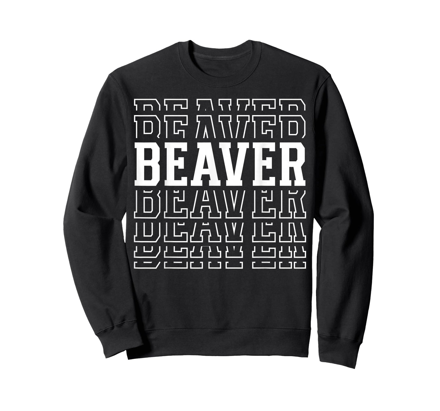 Beaver Layered Text Costume Animal Lover T-Shirt