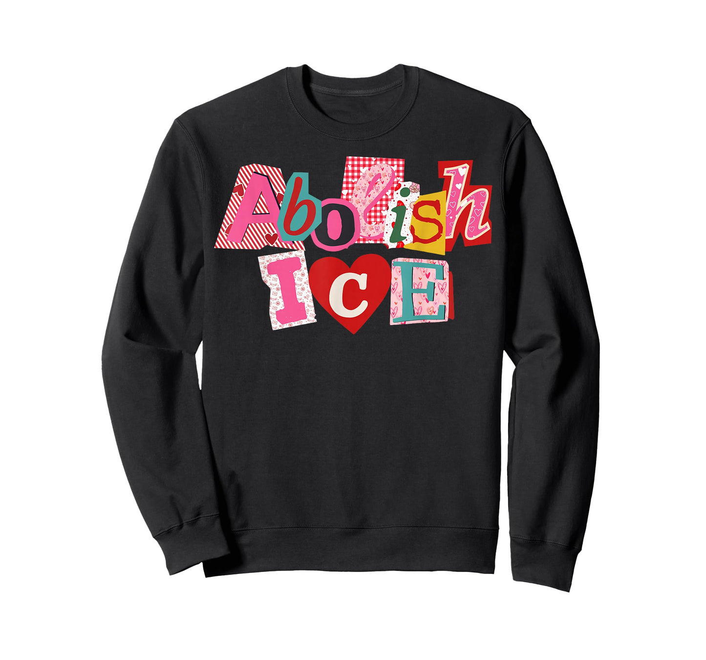 Valentine's Day Abolish Ice Men Women T-Shirt
