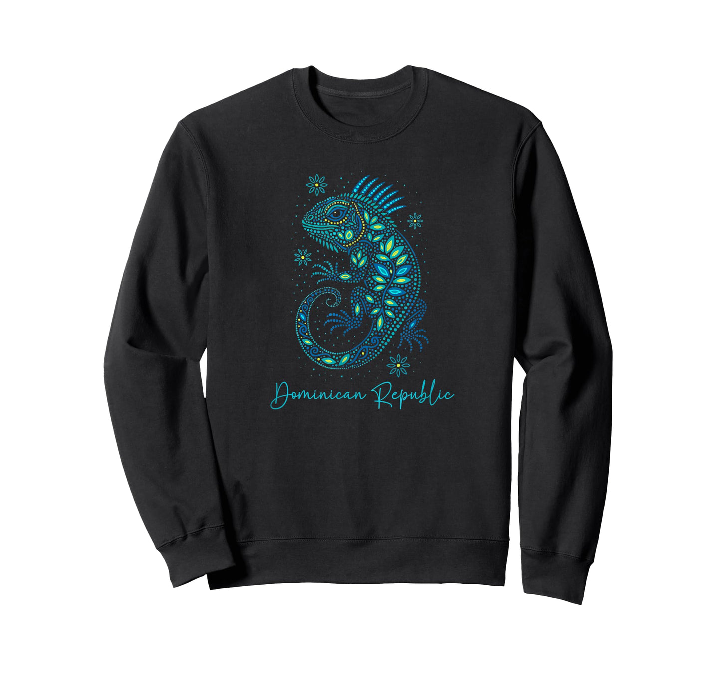 Dominican Republic Huichol Iguanas Art Souvenirs T-Shirt