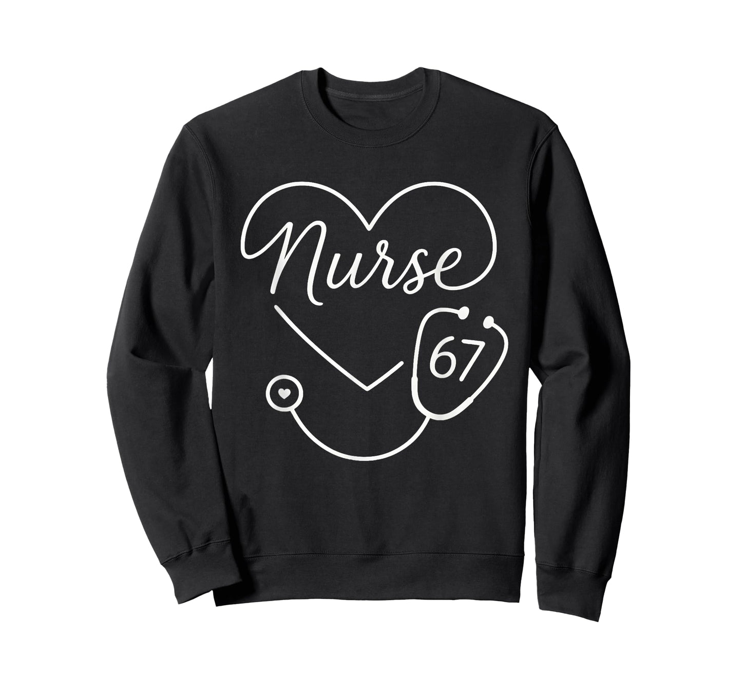 Funny 67 Meme Nurse Six Seven Nursing Humor Women Men T-Shirt