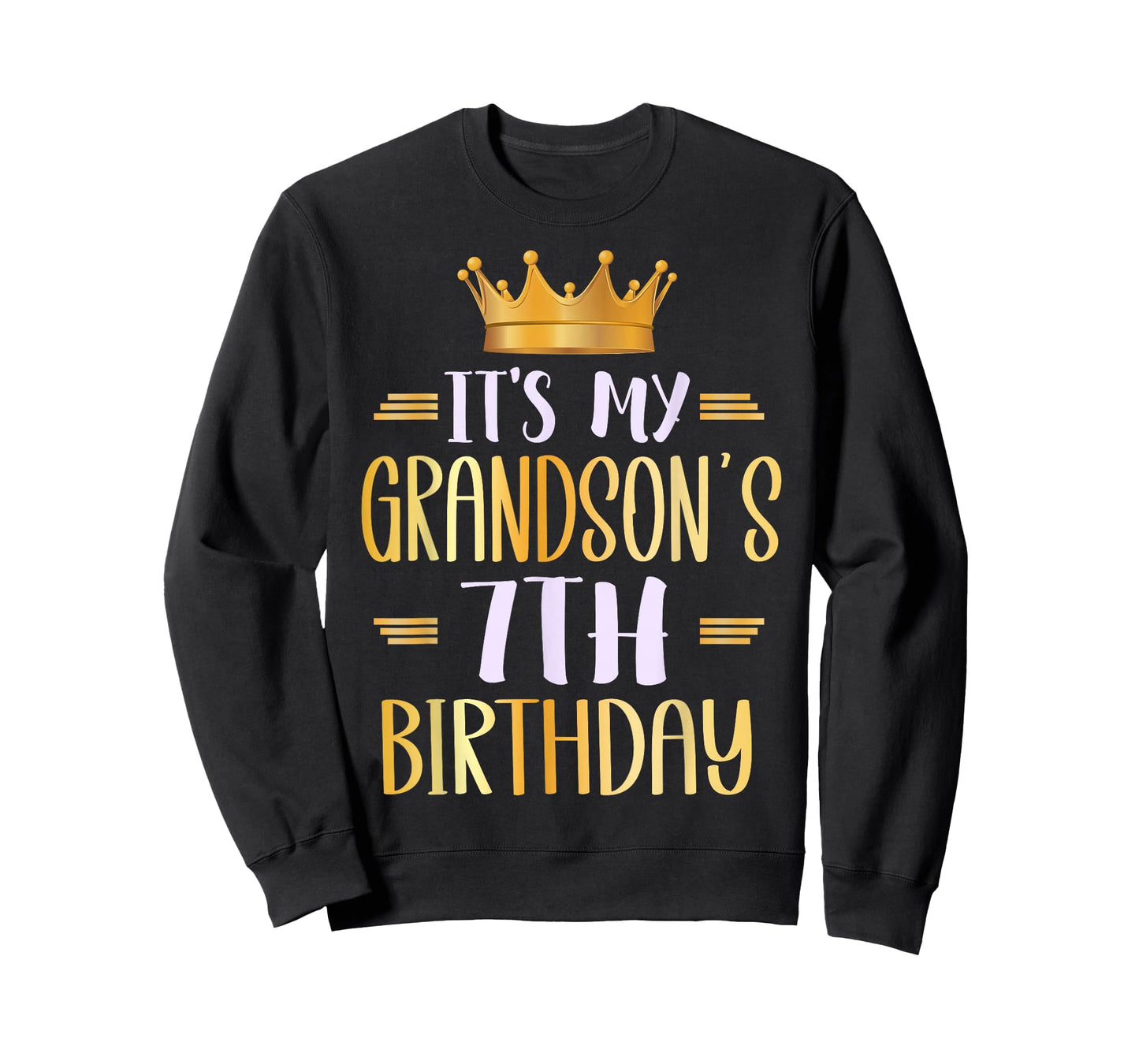 It's My Grandson's 7th Birthday Happy 7 Years Old T-Shirt
