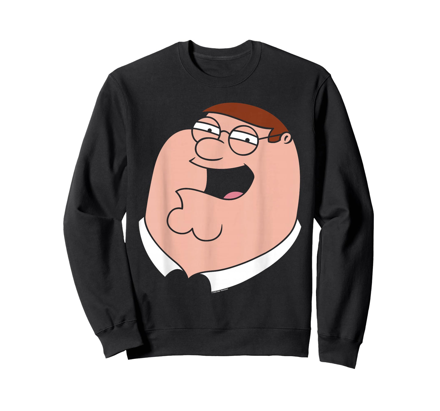 Family Guy Peter Griffin Oversized Portrait Funny Cartoon T-Shirt