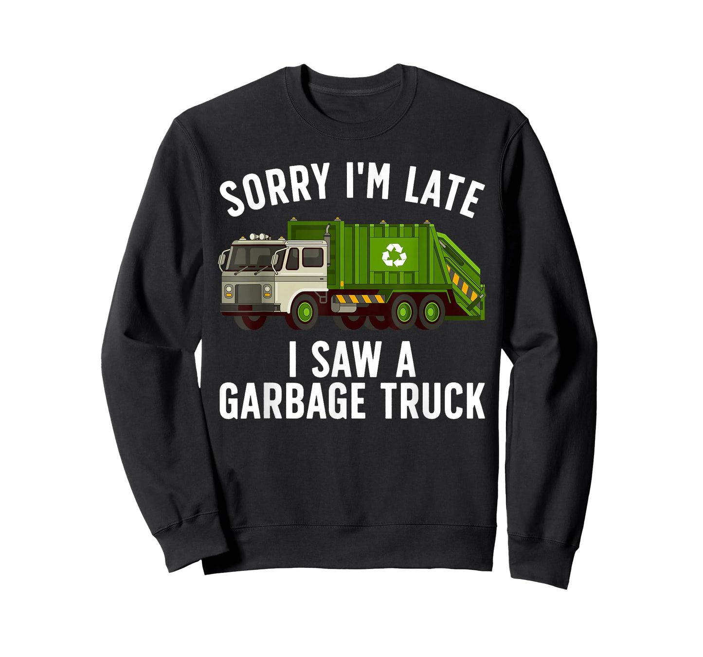 Cool Garbage Truck Art for Men Women Kids Garbage Truck T-Shirt