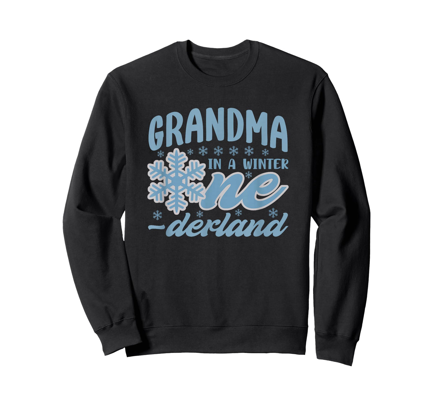 Grandma in A Winter Onederland Bday Girl Sweet Snowflake T-Shirt