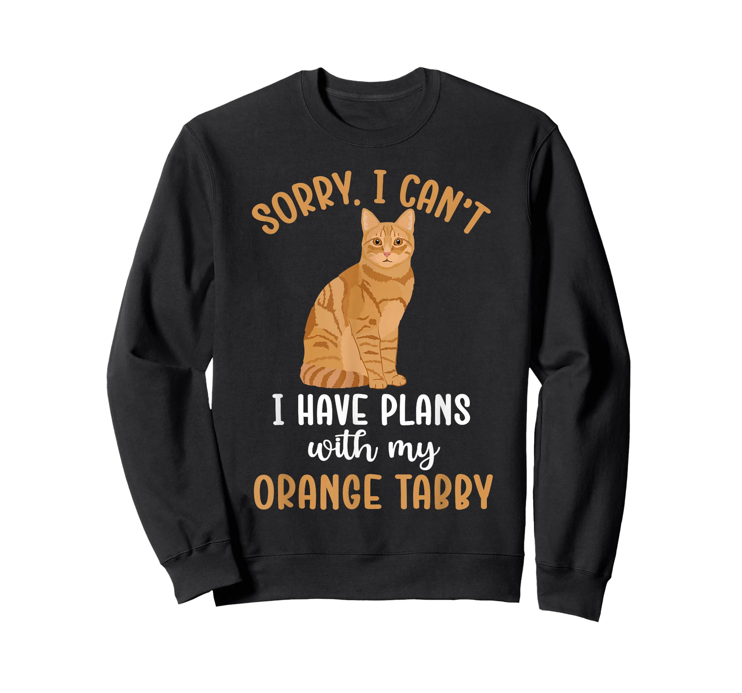 Plans with My Orange Tabby Cat Owner Orange Tabby Cat Lover T-Shirt