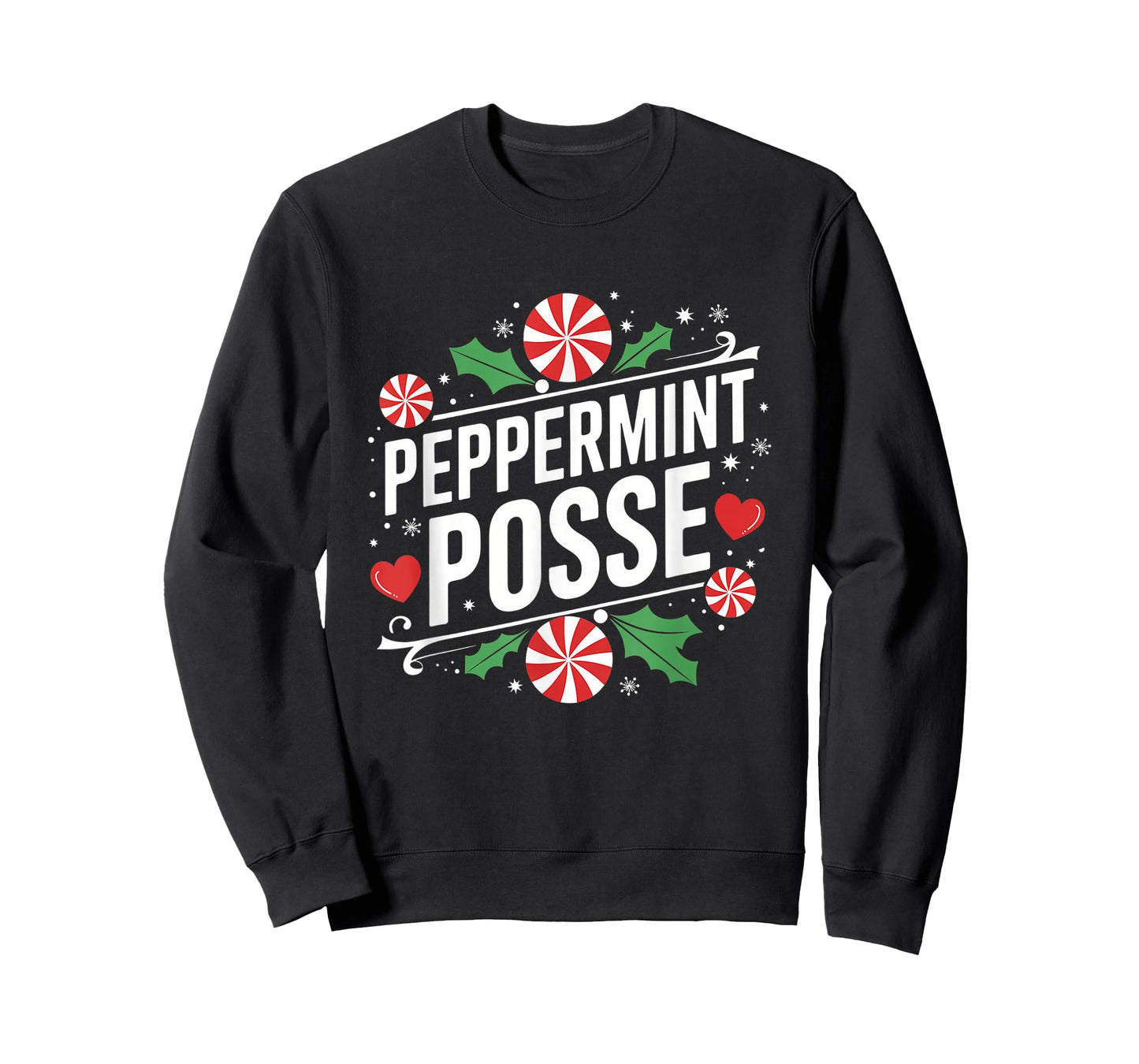 Peppermint Posse Christmas Holiday Candy Crew T-Shirt