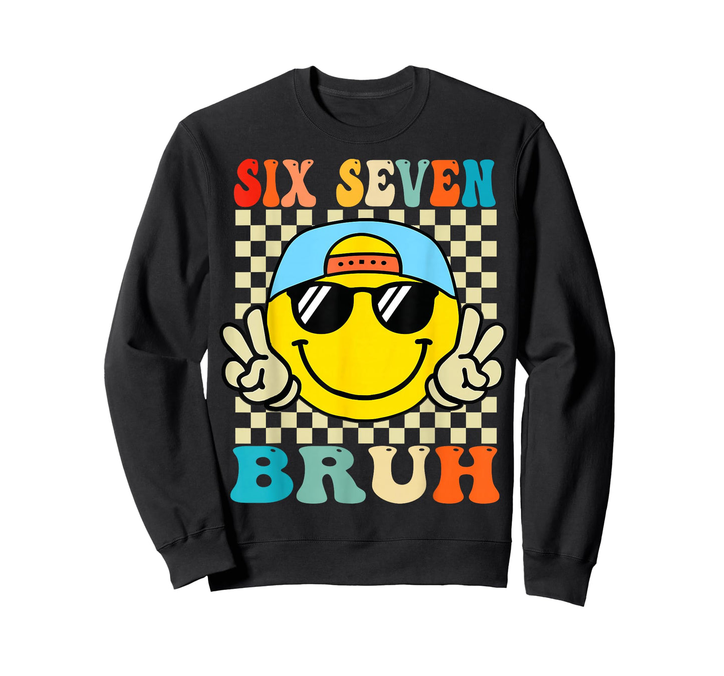 67 Meme Gen Alpha Slang 6 7 Six Seven Bruh Funny Boys Kids T-Shirt