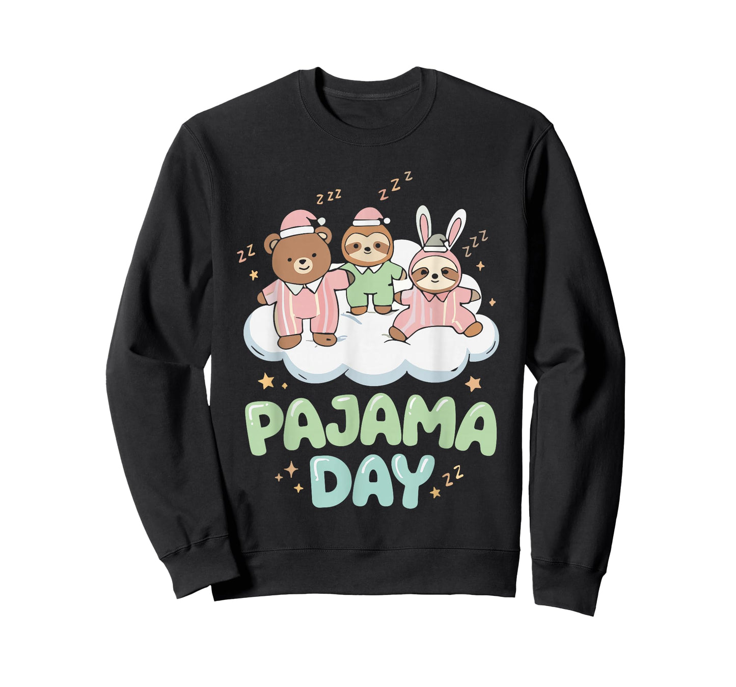 Teacher Pajama Day Shirt, Funny Cloud Sleepover School T-Shirt