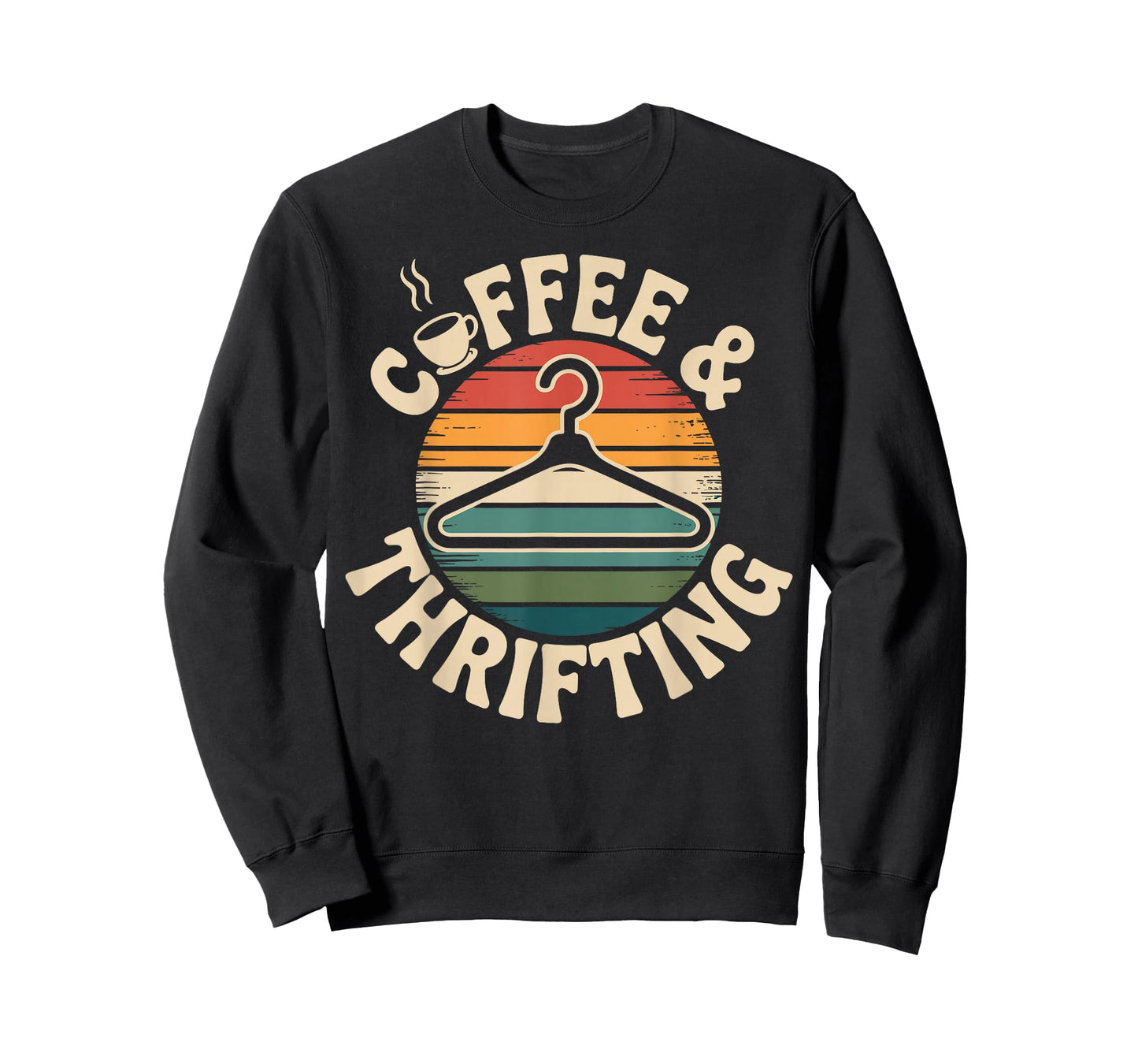 Coffee and Thrifting Funny Thrift Store T-Shirt