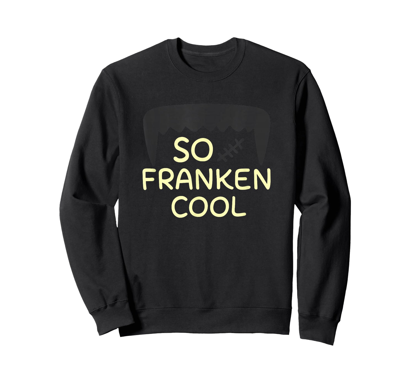 Funny Halloween Pun So Franken Cool Scary Monster T-Shirt