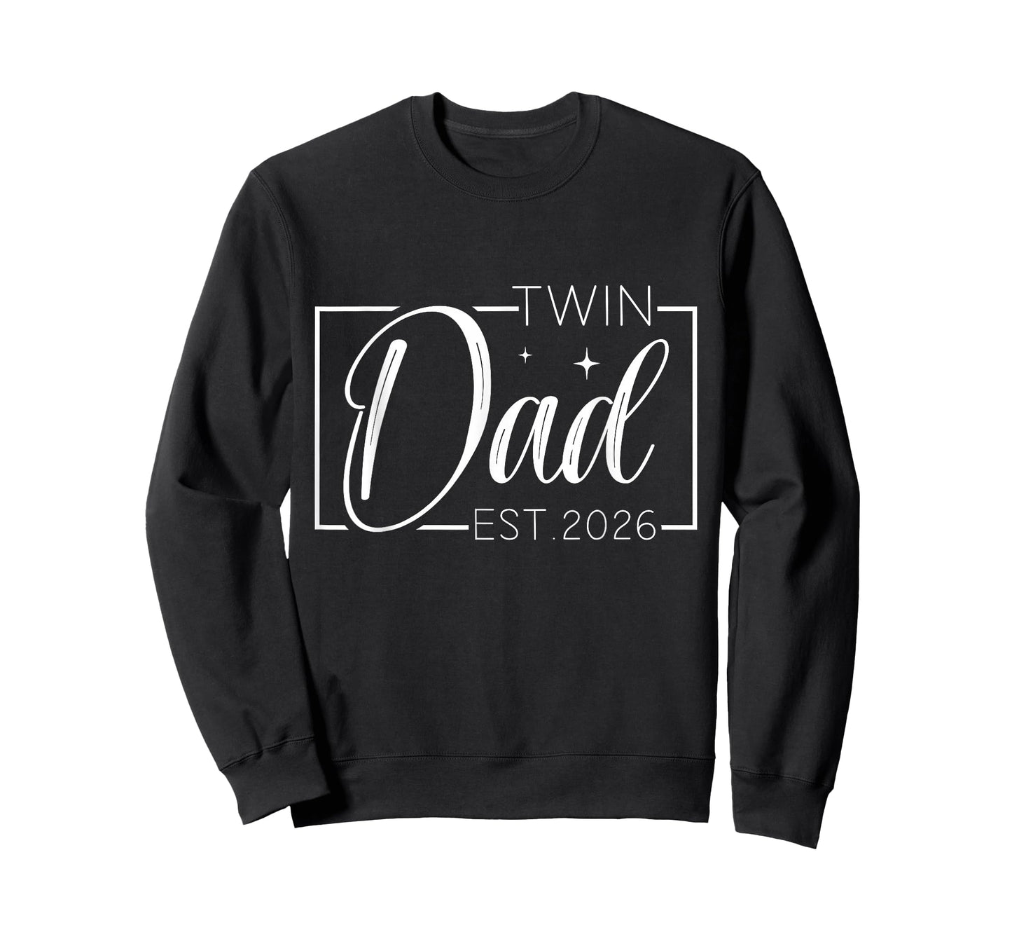 Twin Dad Father Mother of Twins est 2026 Father's Day T-Shirt