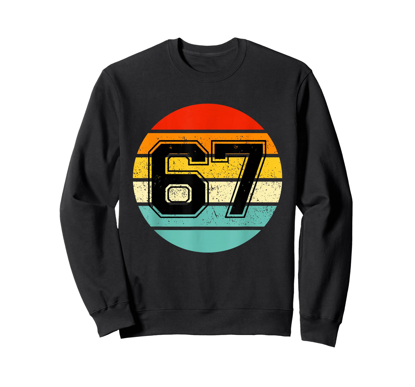 67 Meme Six Seven 6 7 Meme Funny Number Vintage T-Shirt