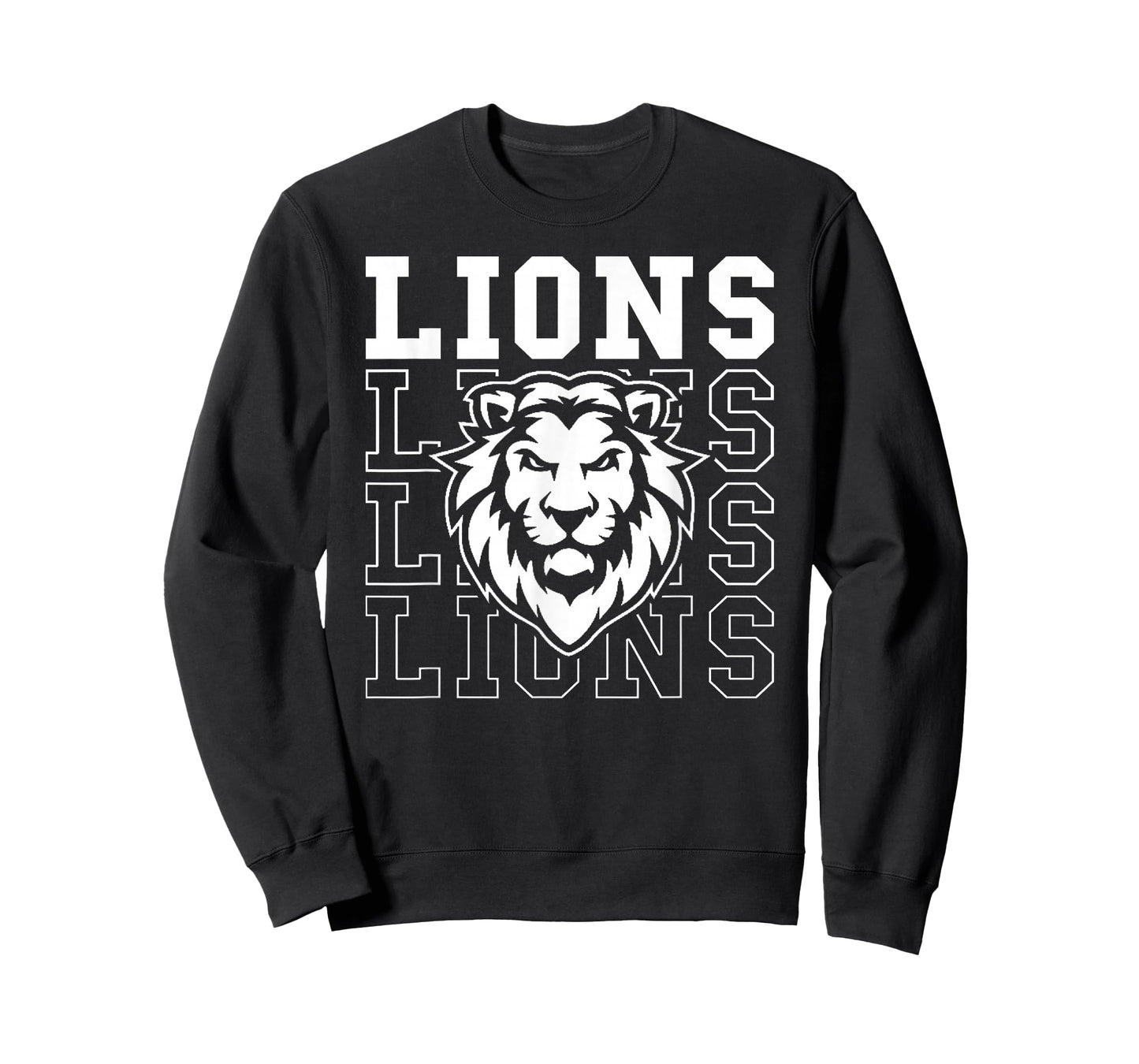Lions School Spirit Fan Team Back to School T-Shirt
