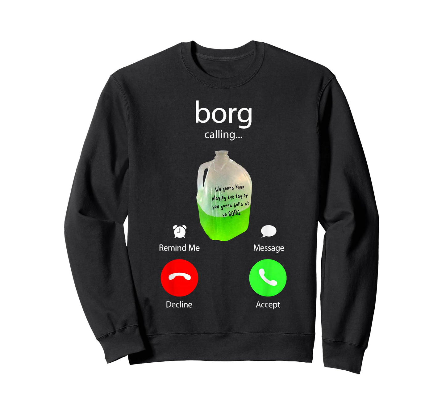 Borg Calling Funny Party Drink Phone Screen St Patricks Day T-Shirt