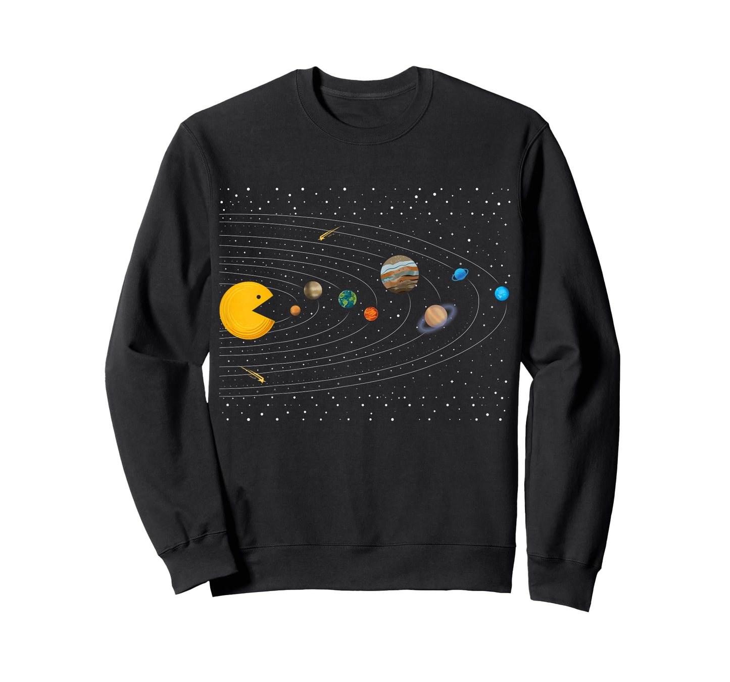 Solar System Video Game Funny Graphic Tees Planet Astronaut T-Shirt