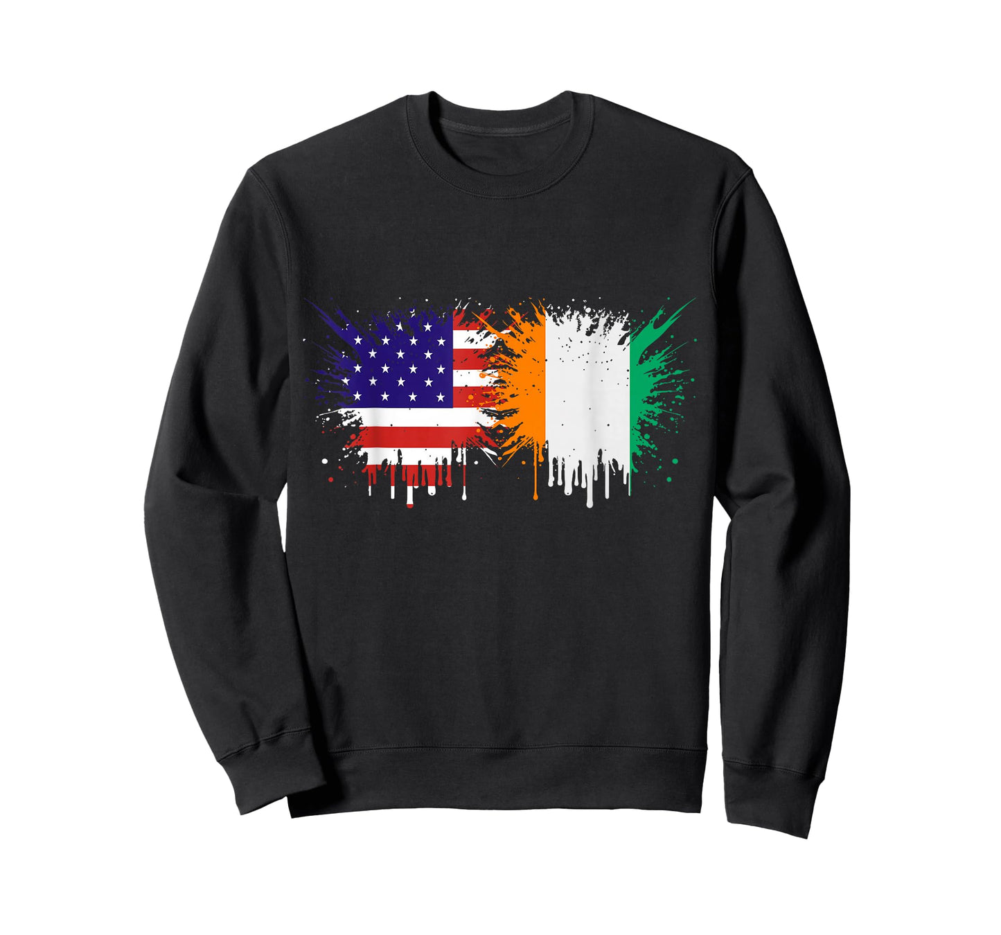 Côte D'Ivoire & USA Together, Half American, Half Ivorian T-Shirt