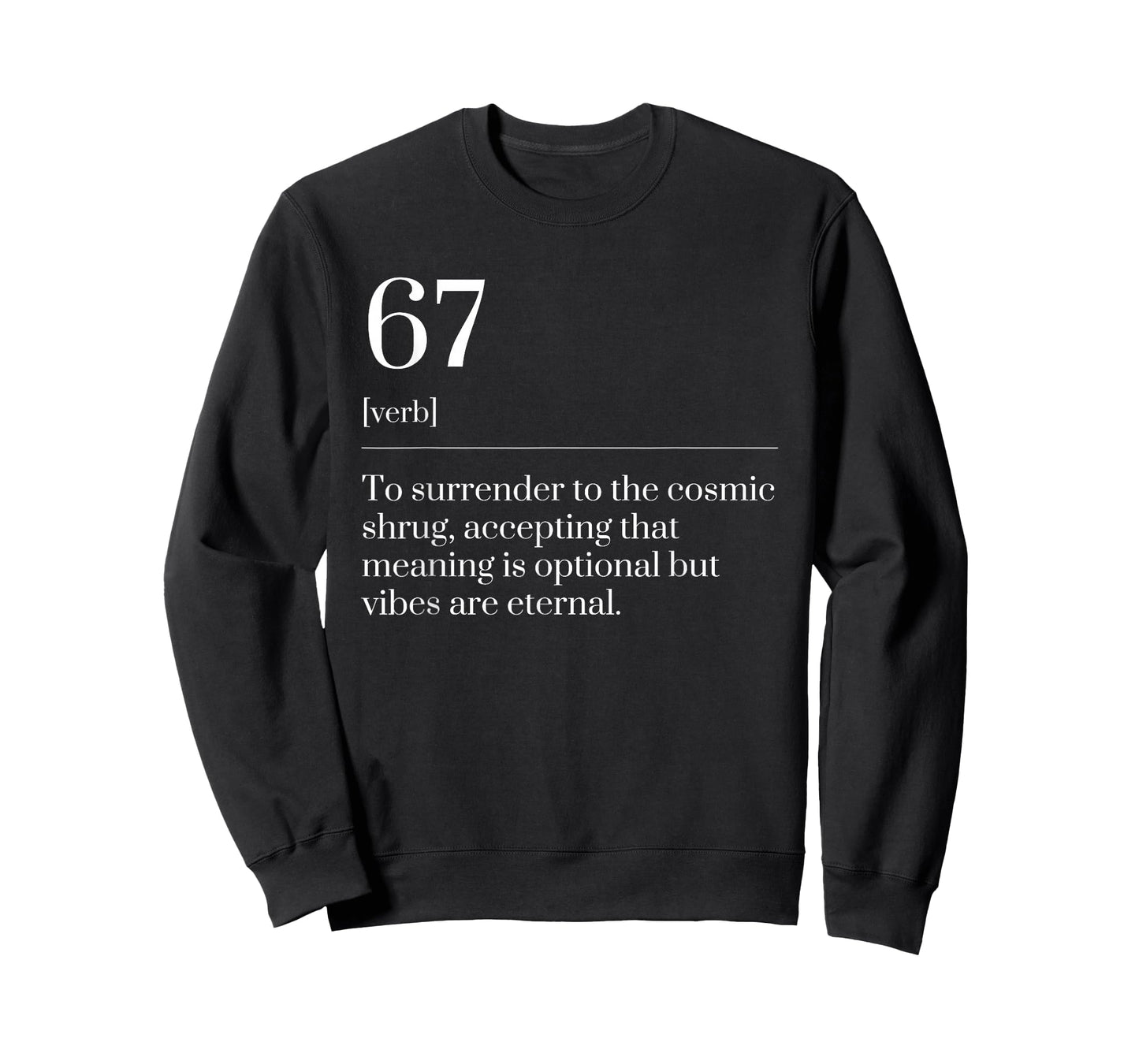 Funny Six Seven Number 67 Meme Dictionary Definition T-Shirt
