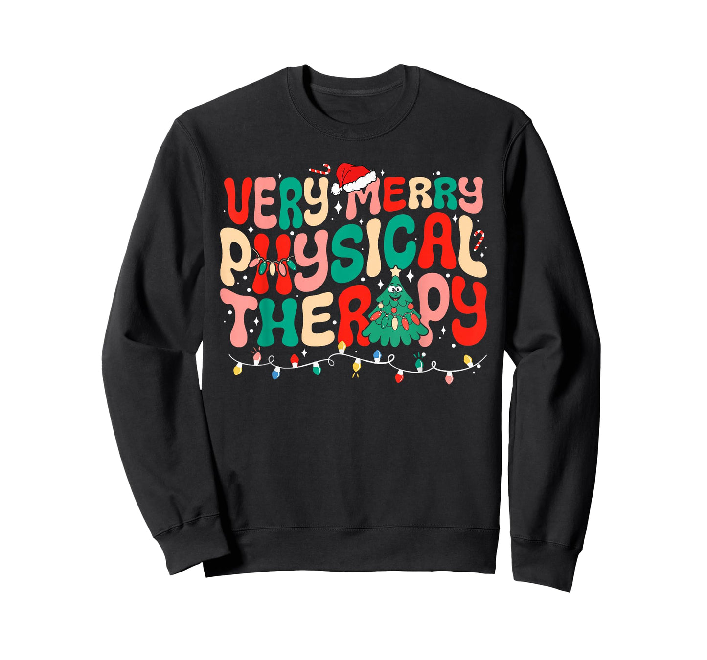 Very Merry Physical Therapy Christmas T-Shirt