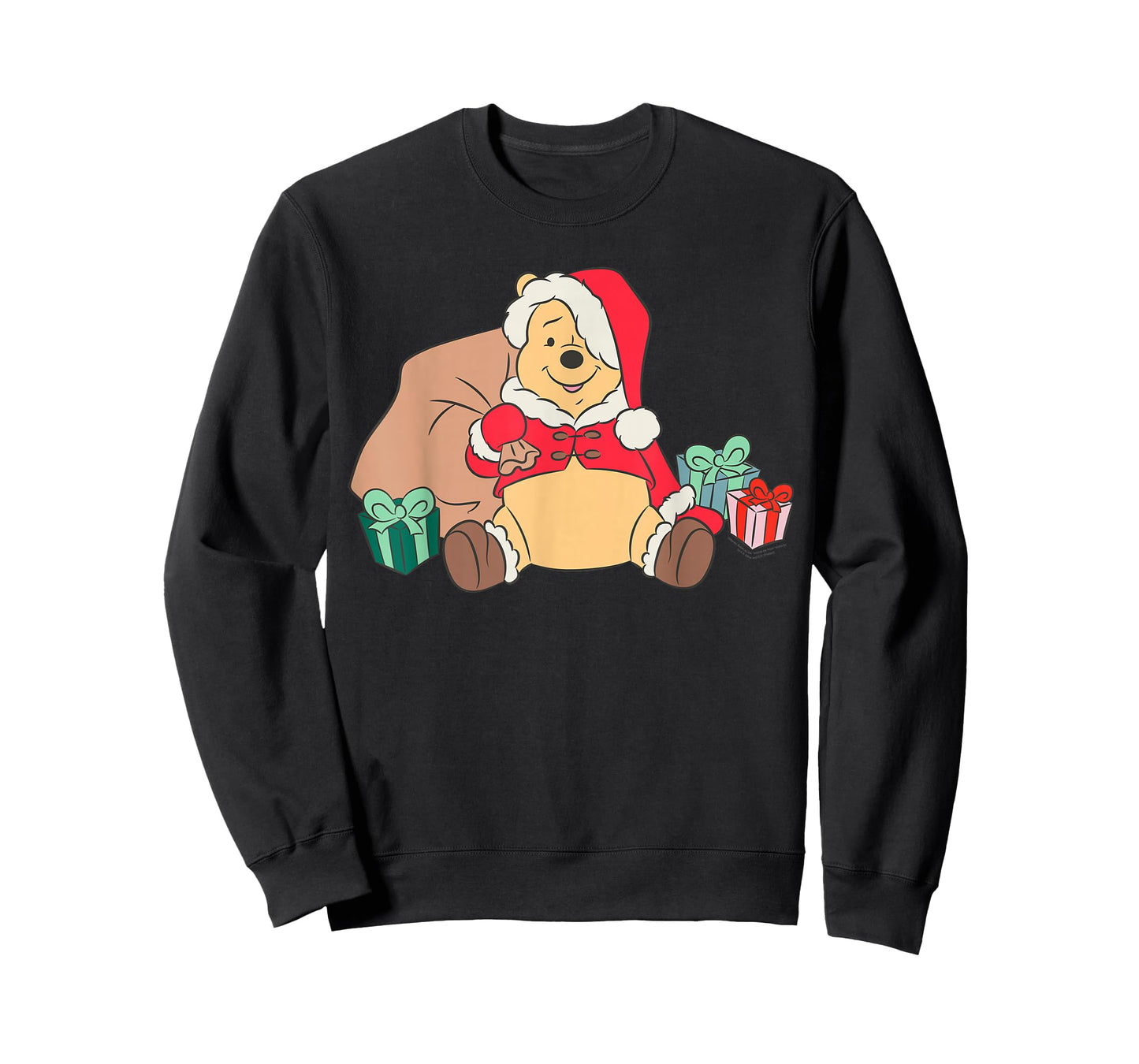 Disney Winnie The Pooh Santa Claus Holiday T-Shirt