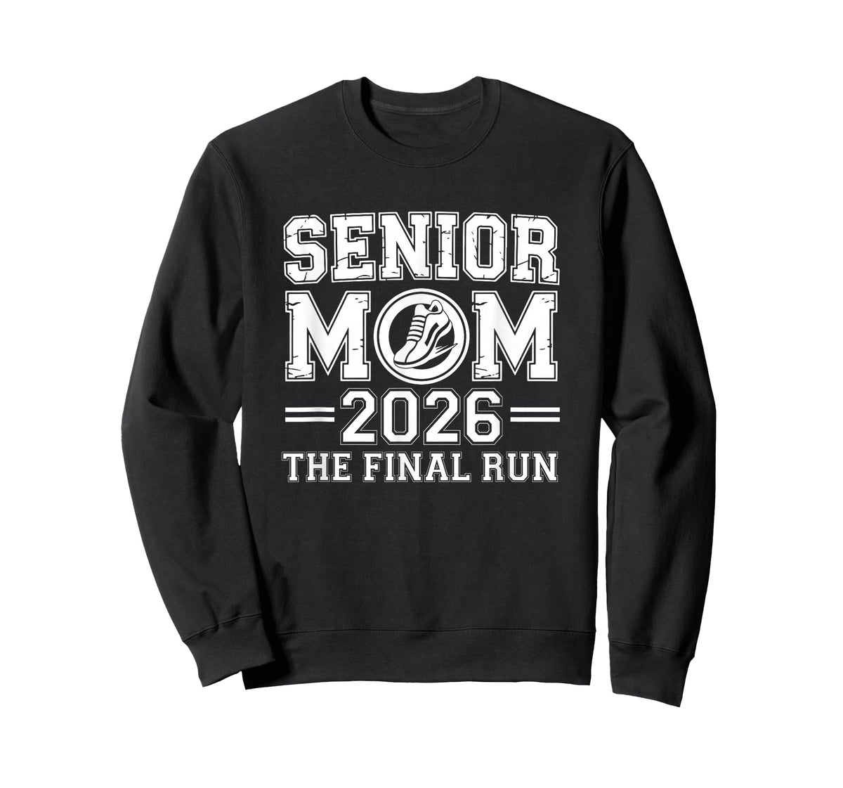 Senior Mom 2026 The Final Run Track Design T-Shirt