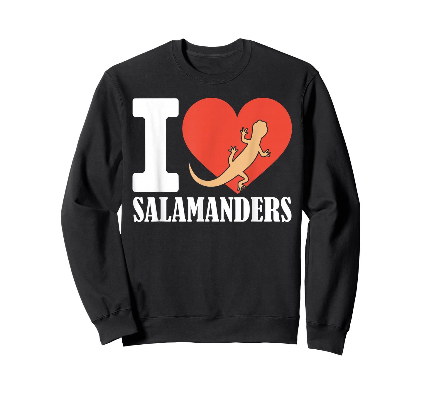 I Love Salamanders T-Shirt Heart Salamander T-Shirt