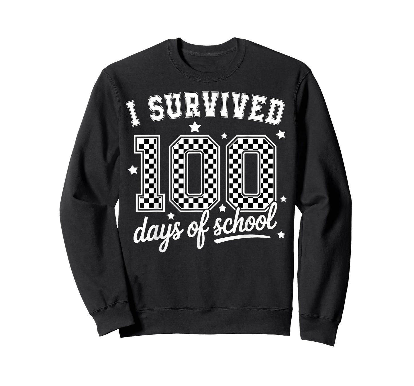 I Survived 100 Days of School Funny Teachers Students Meme T-Shirt