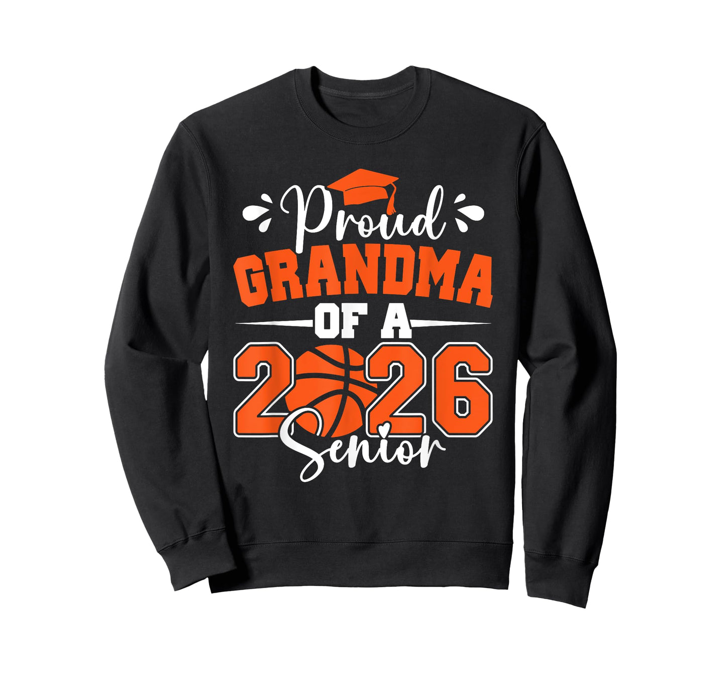 Proud Grandma of A 2026 Senior Basketball Graduation Family T-Shirt