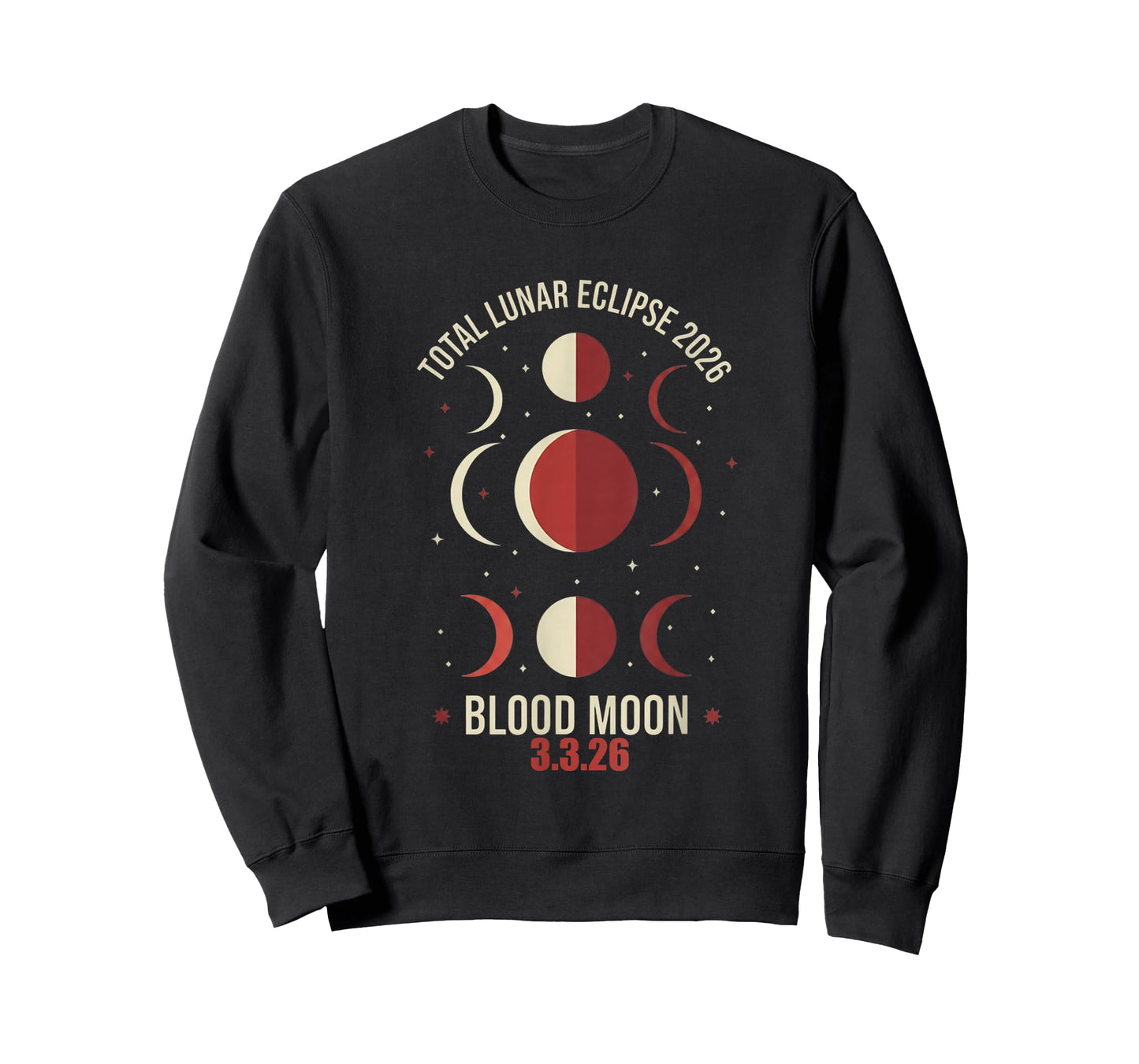 Total Lunar Eclipse 2026 Blood Moon March 3 T-Shirt