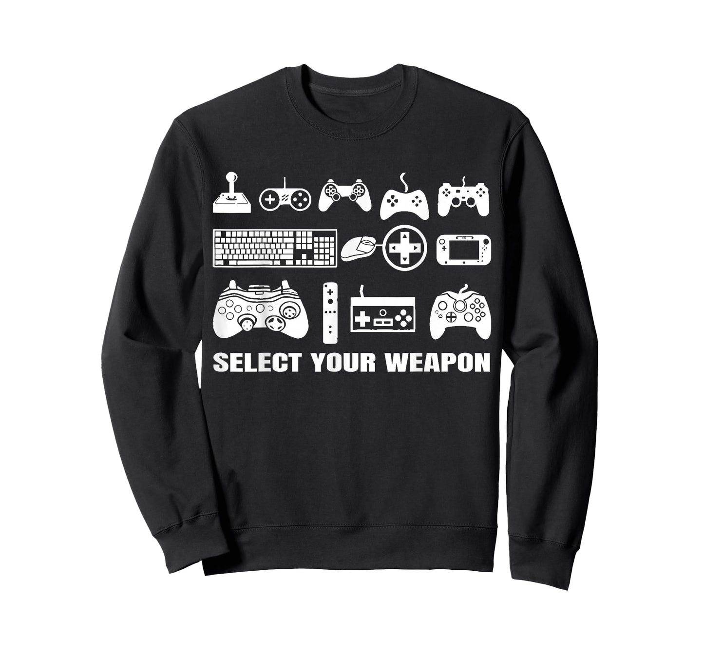 Select Your Weapon Funny Gaming Video Games Controller T-Shirt
