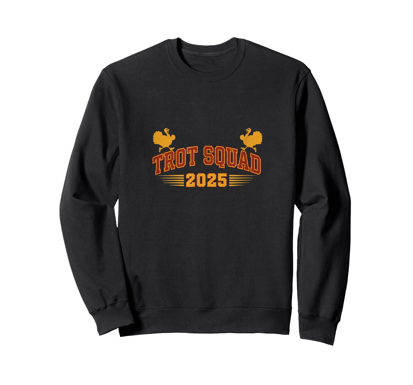 Trot Squad 2025 Funny Thanksgiving Family Running Race Day T-Shirt