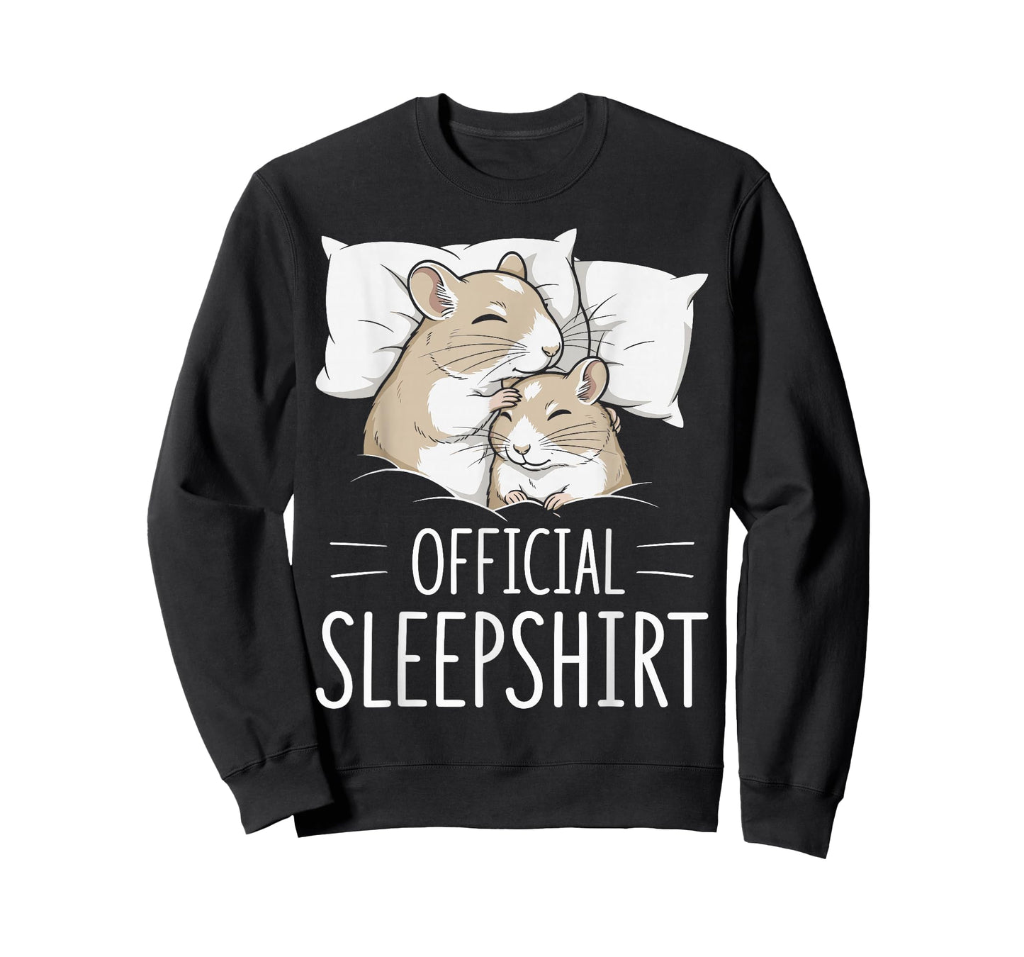 Official Sleepshirt Sleeping Gerbil Mouse Lovers Pajama T-Shirt