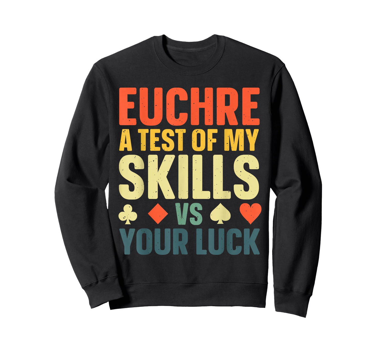 Funny Euchre Art for Men Women Euchre Partner Euchre Player T-Shirt