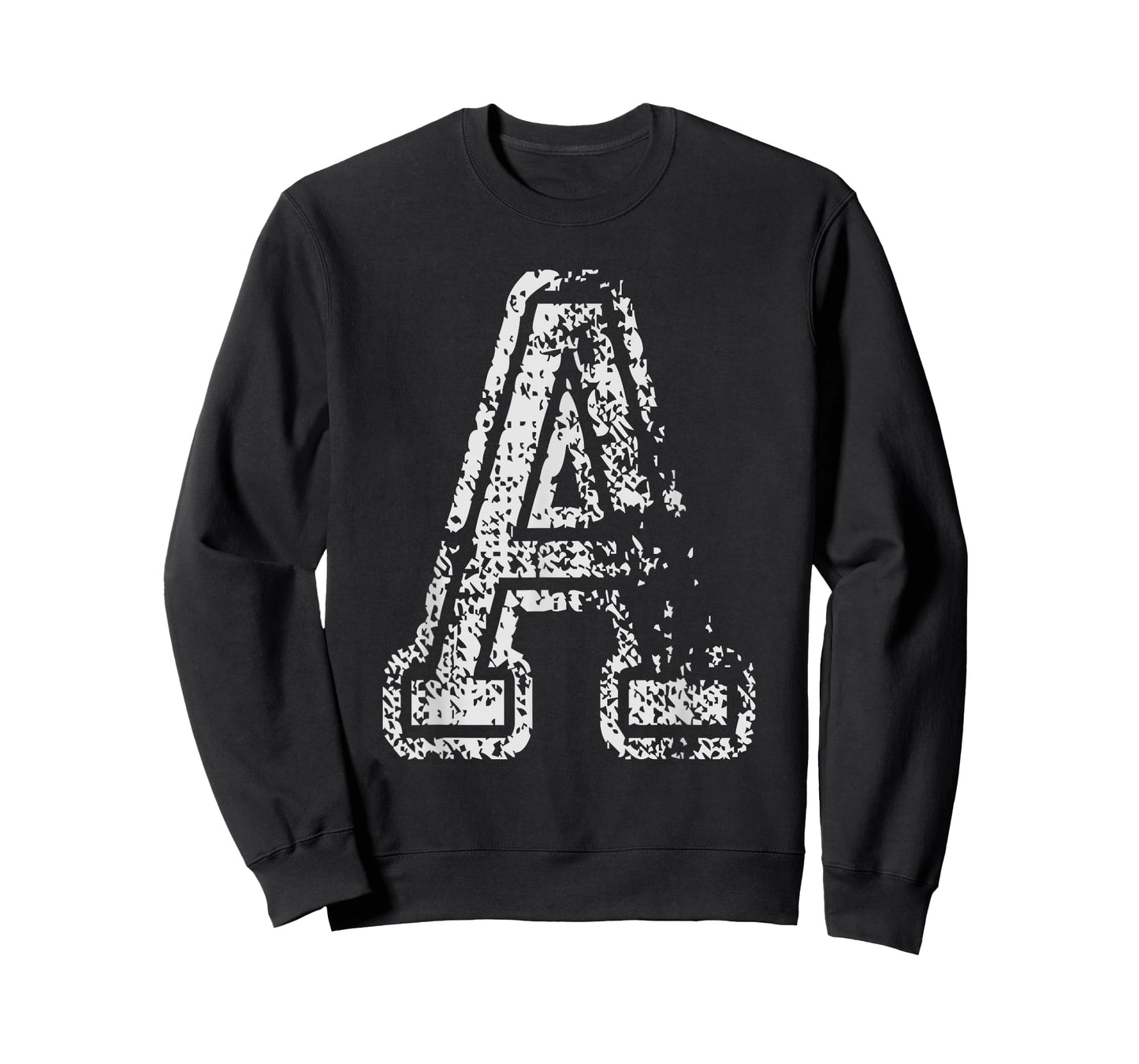 Team Jersey A Spelling Names School Sports Vintage Letter A T-Shirt