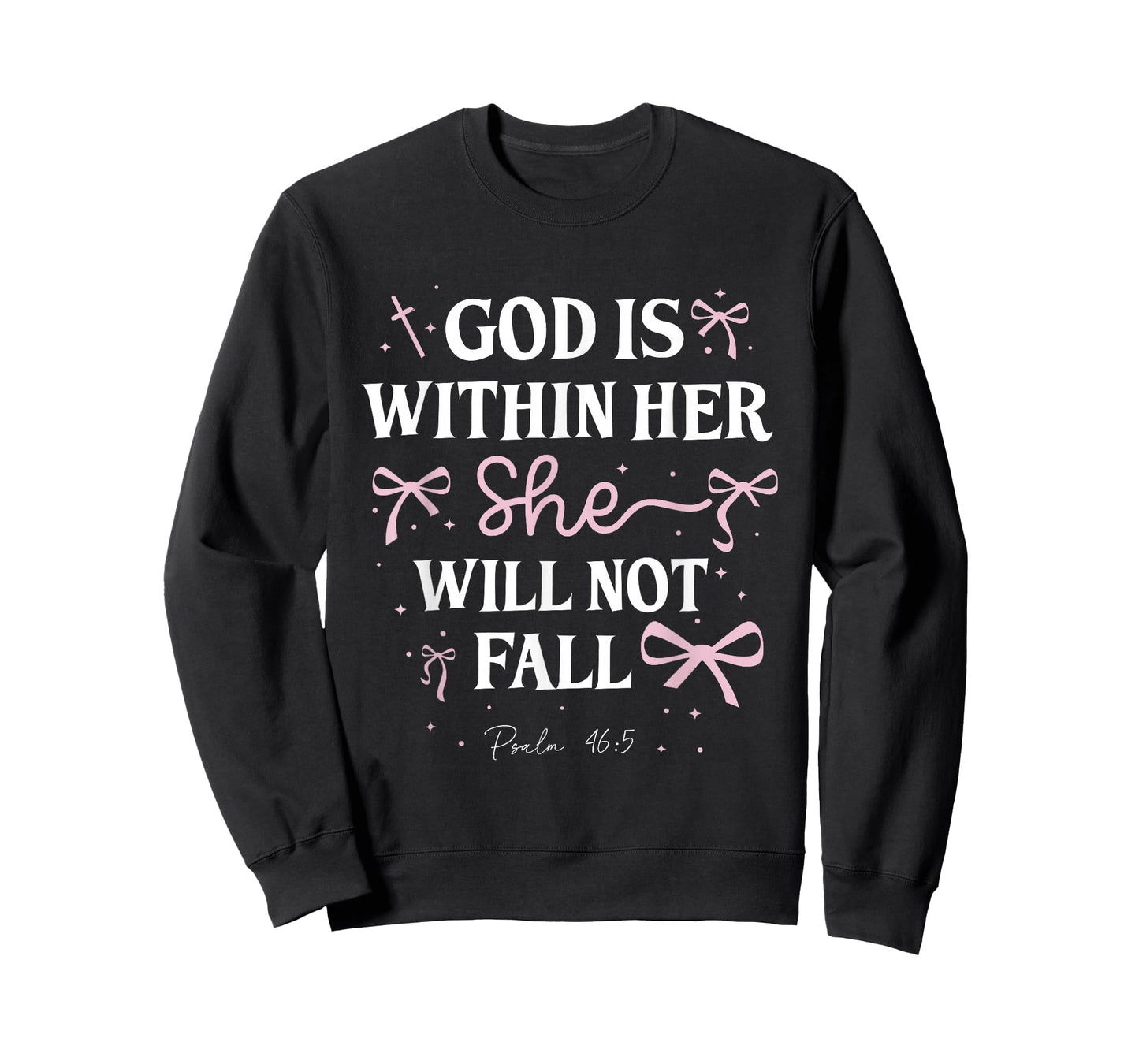 God is Within Her Christian Bible Verse Jesus Faith Based T-Shirt