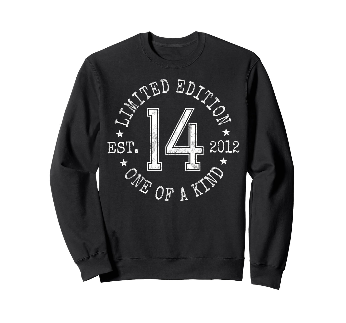 Limited Edition Est 2012 One of a Kind 14th Birthday T-Shirt