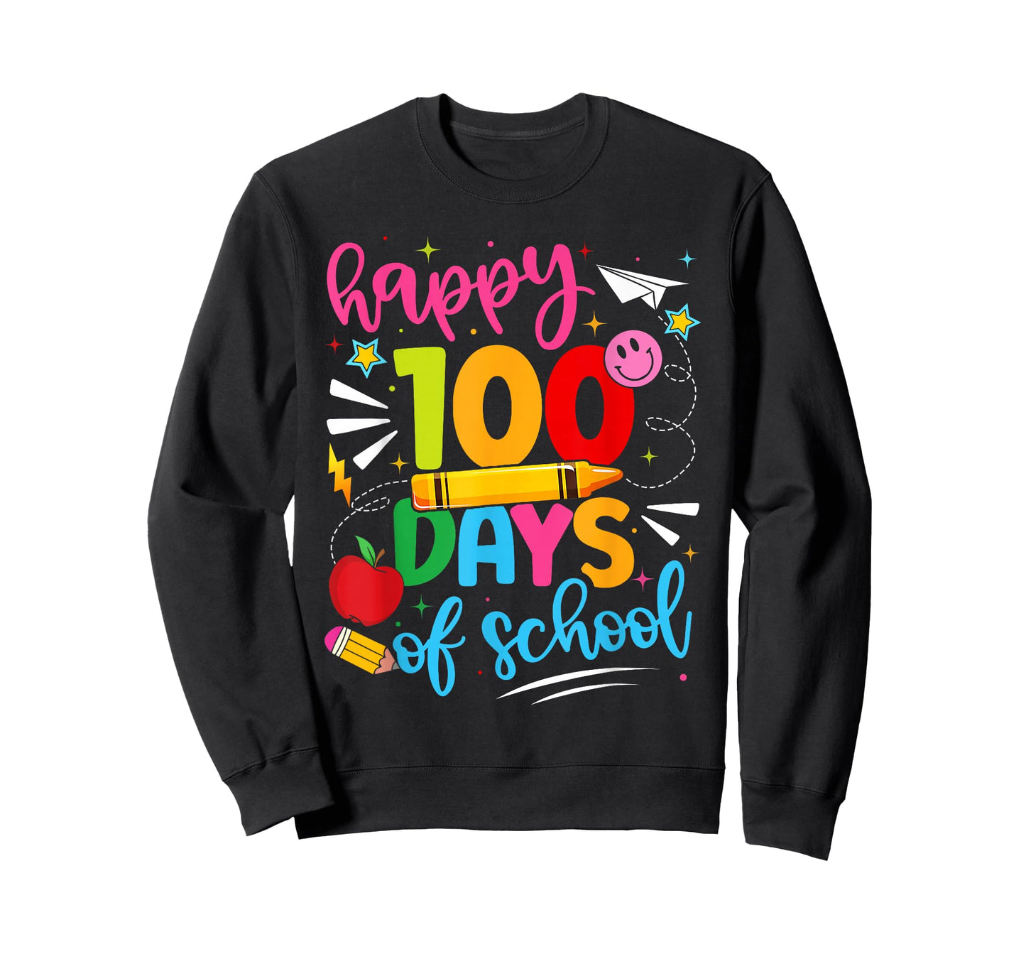 100th Day of School Happy 100 Days Teachers Boy Girl Kid T-Shirt