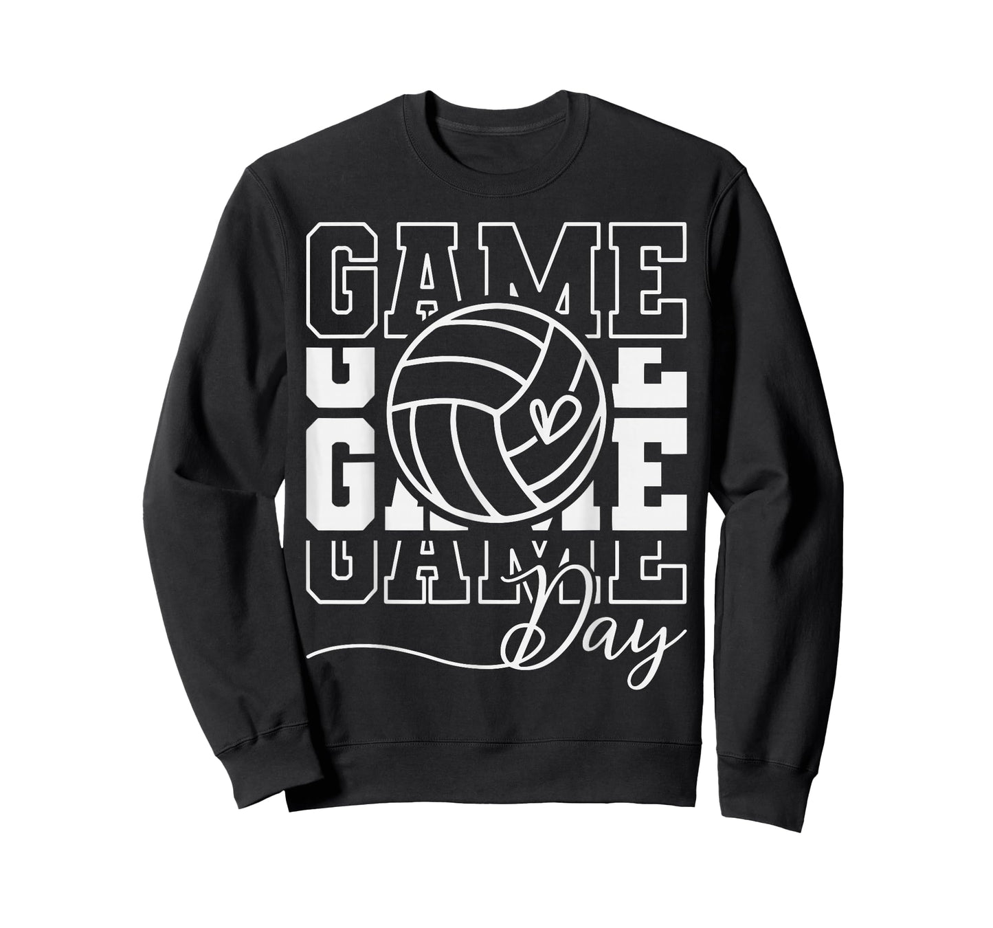 Volleyball Game Day Vibes Volley Lover Player & Coach Womens T-Shirt