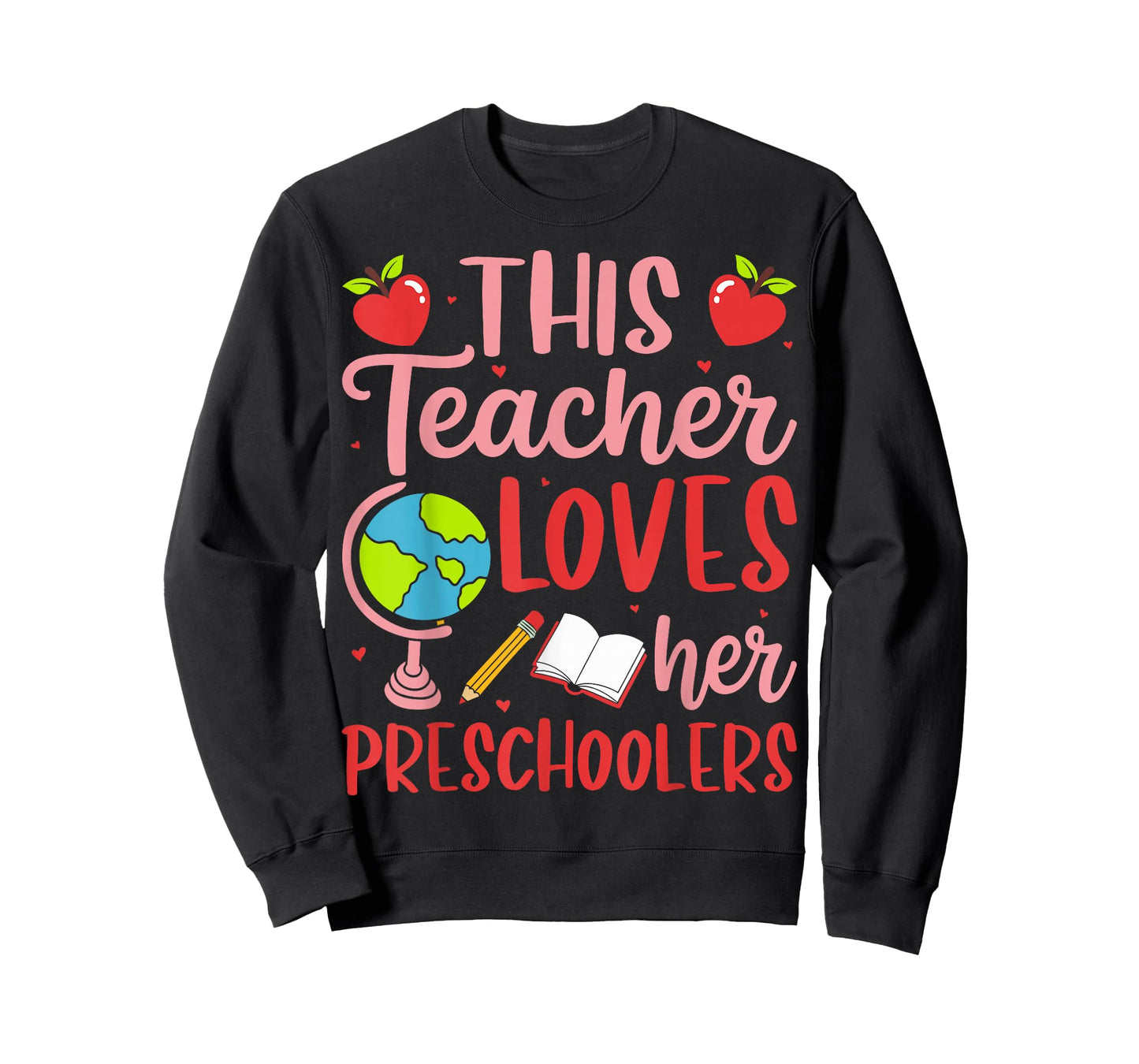 This Teacher Loves Her Preschoolers Valentine’s Day T-Shirt