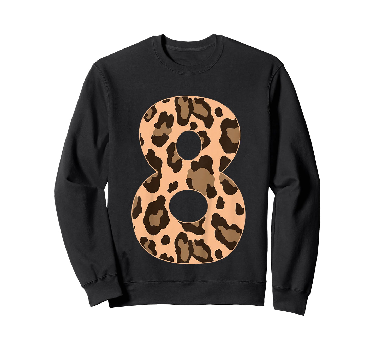 Cheetah Kids 8 Year Old Girl Cheetah Print 8th Birthday T-Shirt