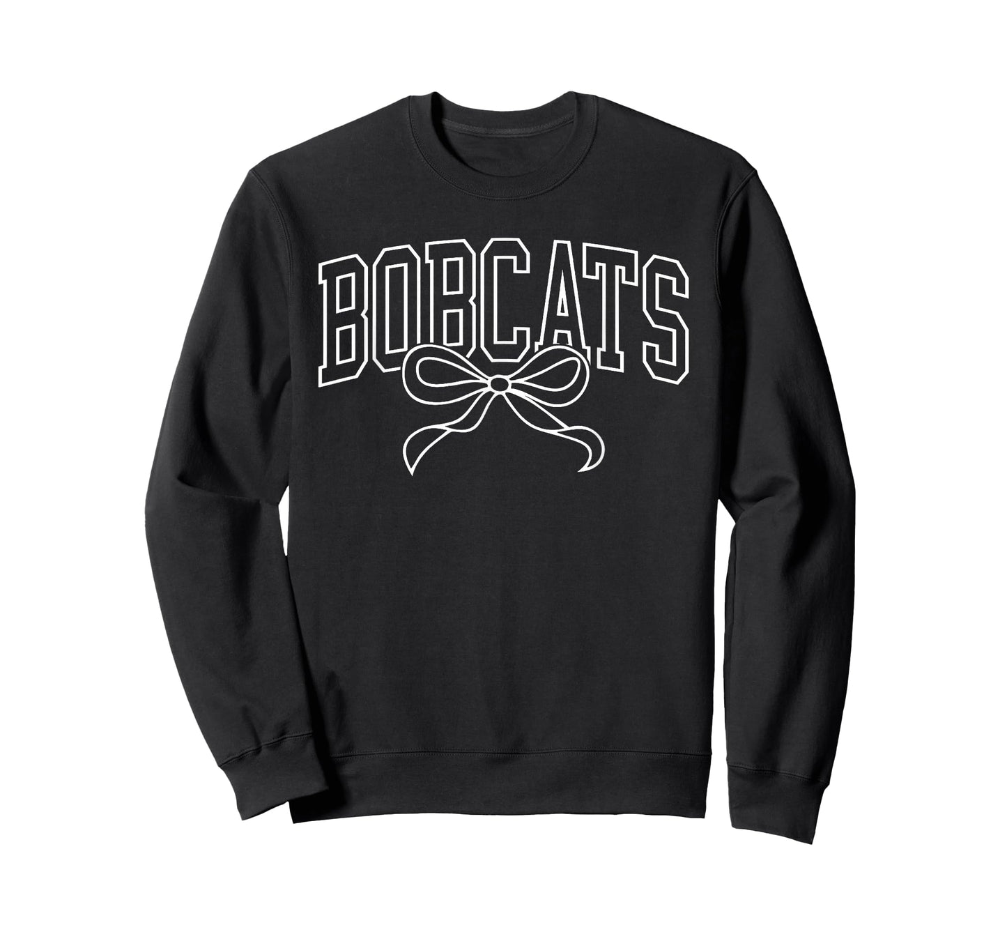 Coquette Bow Bobcats Back to School Team Spirit T-Shirt