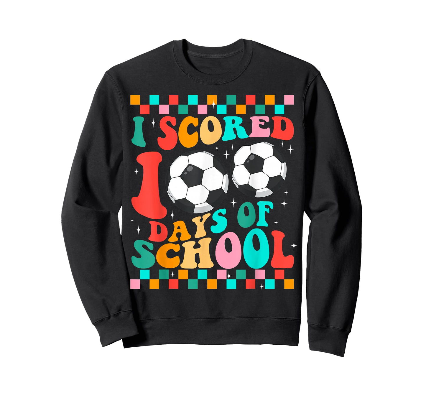 I Scored 100 Days of School Soccer Kids Student Teacher T-Shirt