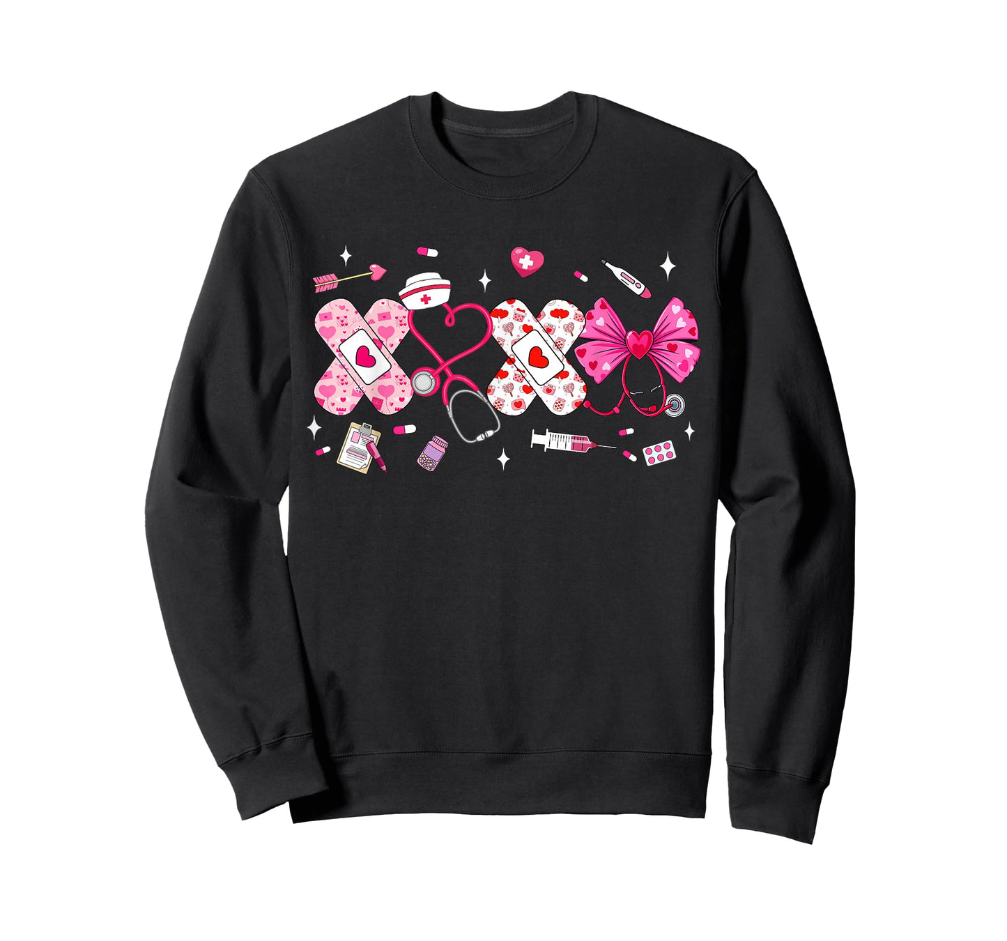 XOXO Nurse Valentines Day Stethoscope Valentine for Nurse T-Shirt