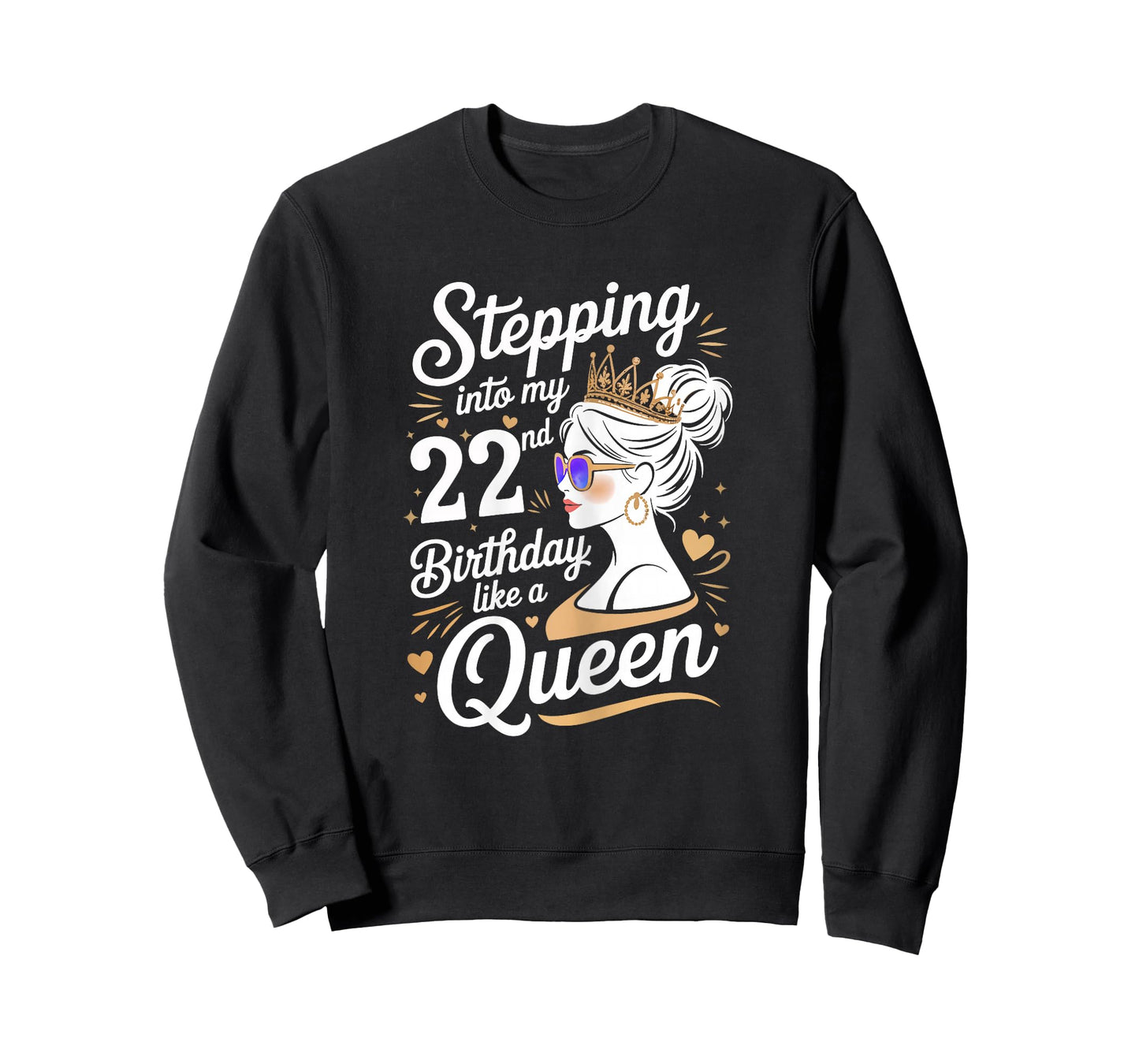 Stepping Into My 22nd Birthday 22 Years Old Women Bday Gifts T-Shirt