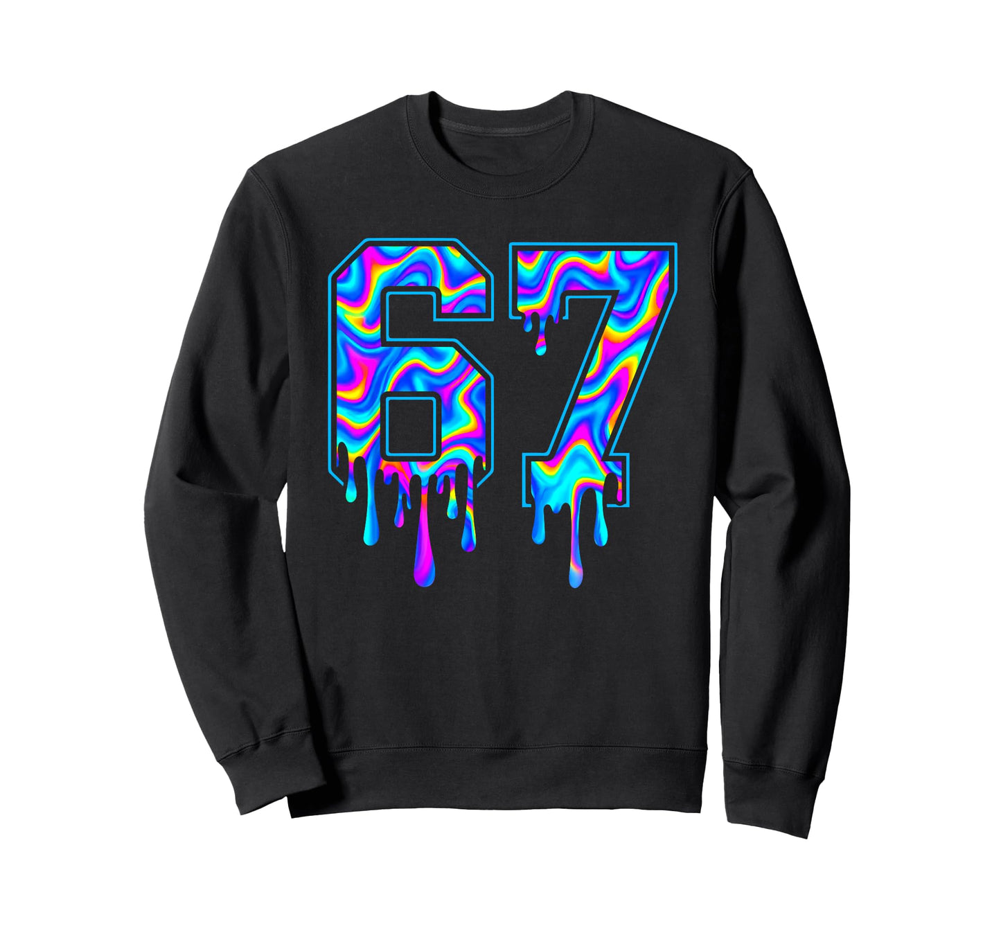 Swirl Six Seven Drip 6 7 Meme Gen Alpha Slang T-Shirt