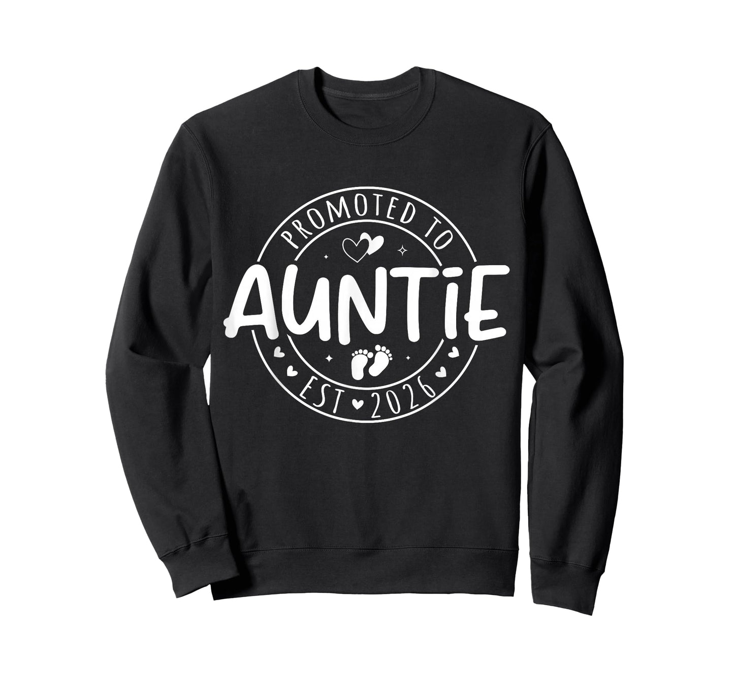Promoted to Auntie est 2026 Soon to Be Aunt Funny New Aunt T-Shirt