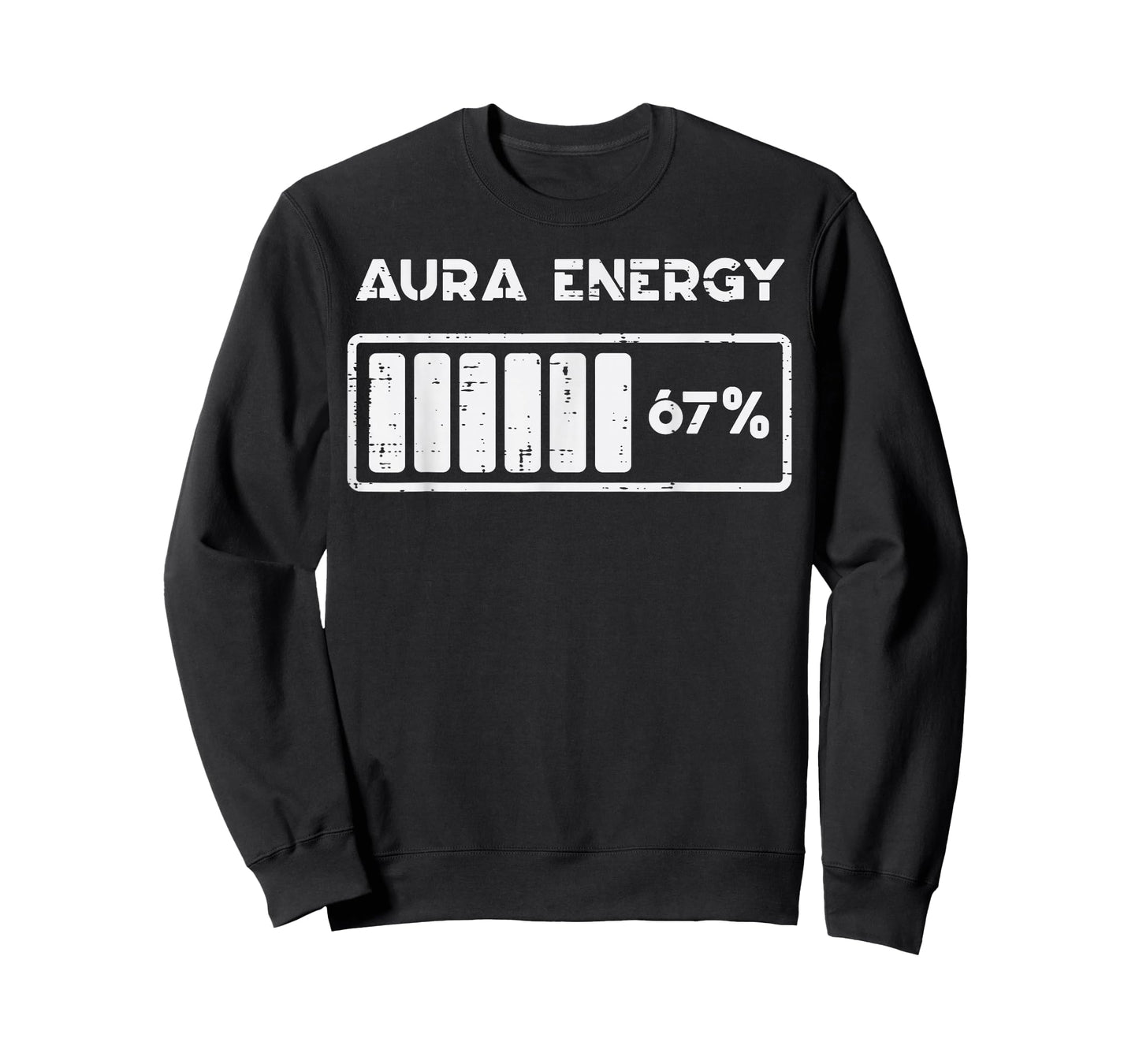 Aura Energy 67 Percent Funny Number 6 7 Meme Women Men Kids T-Shirt