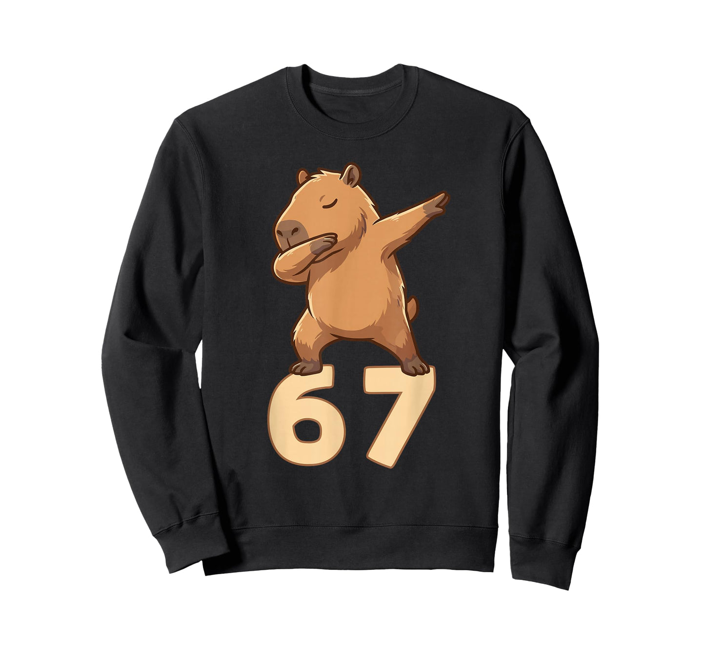 Six Seven 67 Meme Capybara Funny 67 Capybara for Kids Boys T-Shirt
