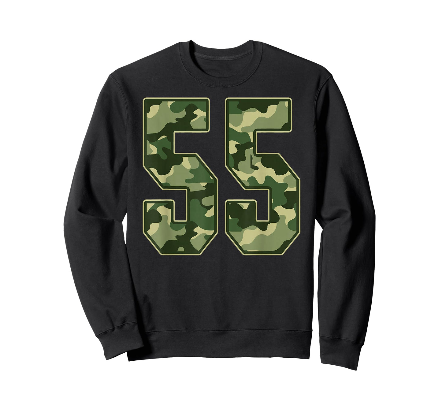 Camo #55 Jersey Number 55 Uniform Fan Favorite Player T-Shirt